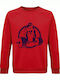 Sweatshirt Unisex, Bio " Beast Mode ", Rot