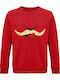 Sweatshirt Unisex, Bio " Kinky Lover ", Rot