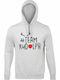 Hoodie Unisex, Organic " Team Rudolf, Christmas "Ash