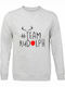 Sweatshirt Unisex, Organic " Team Rudolf, Christmas " Ash