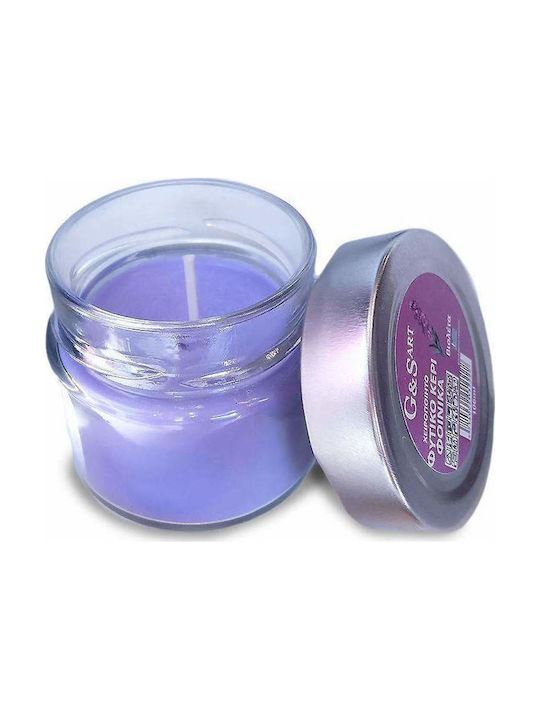 Lumânare Aromată Borcan cu Aromă Violet Lila 106gr 1buc
