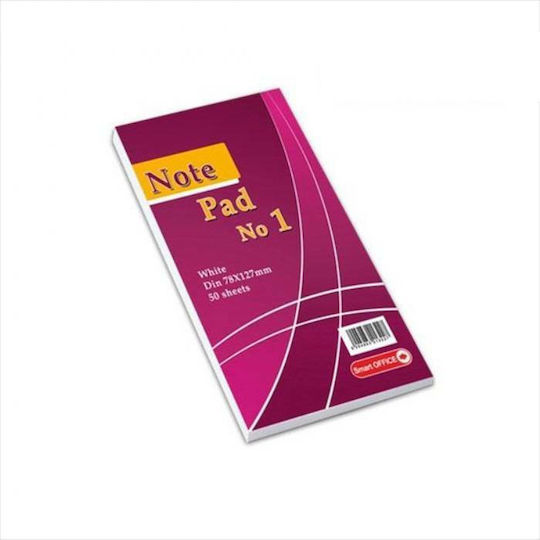 Smart Paper Smart Paper Νο1 Μπλοκ Σημειώσεων A6 50 Φύλλων με Λευκές Σελίδες Φούξια