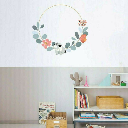 Mimi'lou Kinder Wandsticker Blumenkranz 30x30cm