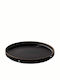 Stylepoint Authentic Plate Shallow Ceramic Black with Diameter 23cm
