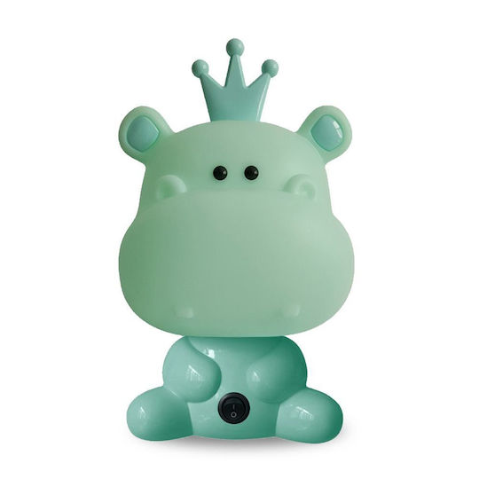 ARlight Lampă decorativă pentru copii Hippo Verde 20x20x31εκ.