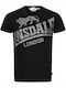 Lonsdale Symondsbury Ανδρικό T-shirt Μαύρο με Λογότυπο