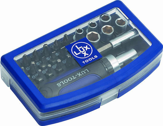 Lux Tools Κατσαβίδι Καστάνιας με 26 Εναλλασσόμενες Μύτες
