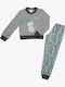 Minerva Kids' Pajamas Winter Gray RELAX