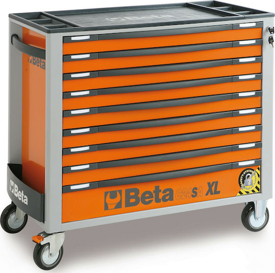 Beta 2400S XLO9/E-XXL Количка за инструменти с 9 чекмеджета и 614 инструменти