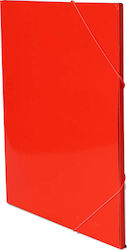 Salko Paper Plastic File Box with Rubber Band 2...