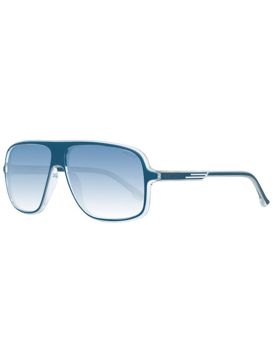 Police Men's Sunglasses with Blue Plastic Frame SPL961 6RVP