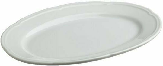 Tognana Ouverture Serving Platter Oval made of Porcelain White 26cm