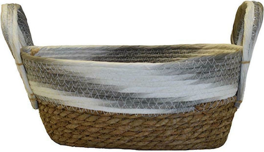 Decorative Basket Garden Wicker Paper 30x20x13cm 30cmx20cmx13cm 00.06.67318