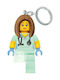 Lego Keychain Lego Nurse Metalic cu LED