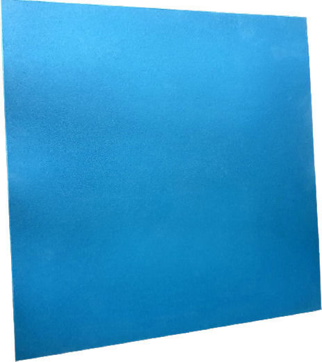 Luxury Fitness Rubber Gym Exercise Equipment Floor Mat Blue 100x100x1.5cm