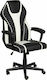 Homeplus 01.01.1257 Gaming Stuhl Künstliches Leder Schwarz/Weiß