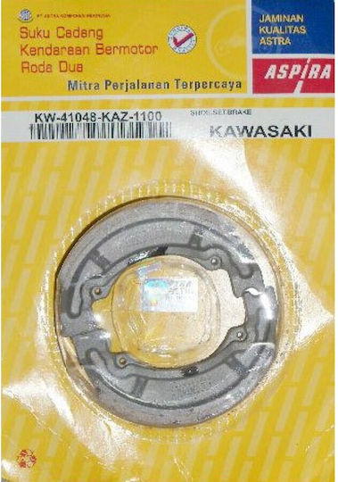 Aspira Σιαγώνες Φρένου Πίσω για Kawasaki Kaze-R - Max 100 / Modenas Kriss 115 για Kawasaki Max 100 Modenas Kriss / Kriss 100