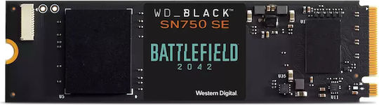 Western Digital WD_BLACK SN750 SE Battlefield 2042 SSD 1000ГБ M.2 NVMe PCI Express 4.0 WDBB9J0010BNC-WRSN