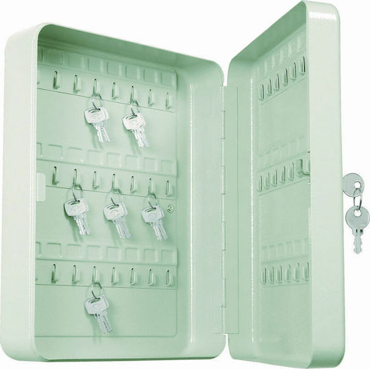 Budget Μεταλλική Γκρι Ανοικτό 48 θέσεις θέσεων 28x8x30cm