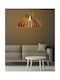 HomeMarkt Walnut Pendant Light Brown with Socket E27 54cm