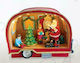 Aca Christmas Illuminated Decorative House with Battery with Movement 25.4x25.4x9.5cm.