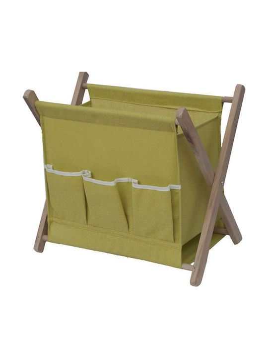 Fabric Magazine Rack Λαχανί 35x22x34εκ.