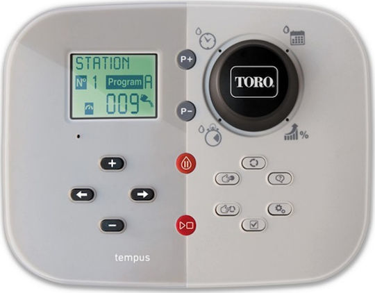 Toro Tempus Προγραμματιστής Ποτίσματος Πίνακα Ρεύματος 4 Στάσεων