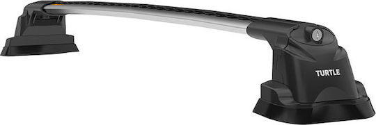 Turtle Turtle Aluminium Autodachträger Air3 98cm Für BMW Serie 5 2010 2016 Mit Dachträgerfüßen Und Schloss Silber