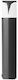 Gea Luce Outdoor Floor Lamp Small Post Exterior IP44 Black