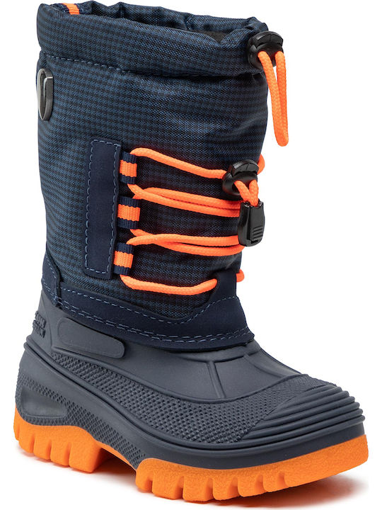 CMP Kids Snow Boots with Laces Navy Blue