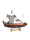 Christmas Boat Fishboat Wooden 34x38cm