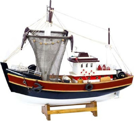 Christmas Boat Fishboat Wooden 34x38cm