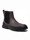 Pix Leather Khaki Chelsea Boots
