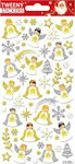 ΑΥΤΟΚΟΛΛΗΤΑ TWEENY CHRISTMAS STICKERS 9X17.5CM ΑΓΓΕΛΑΚΙΑ 270588