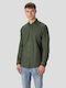 Marcus Men's Shirt Long Sleeve Cotton Green