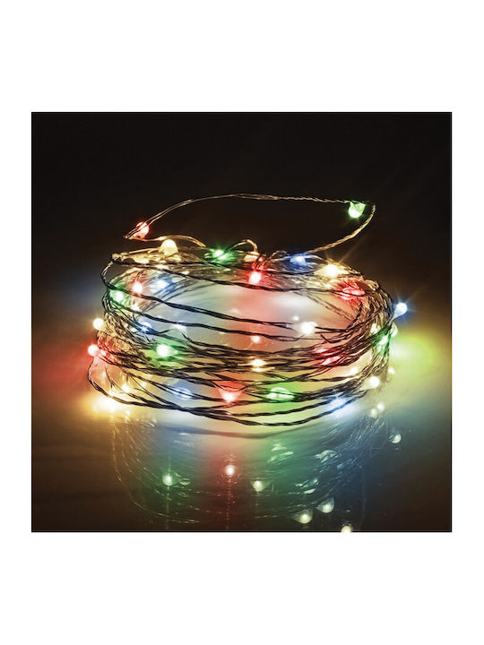 Programmable Christmas LED Light Multicolour 10m Fos me