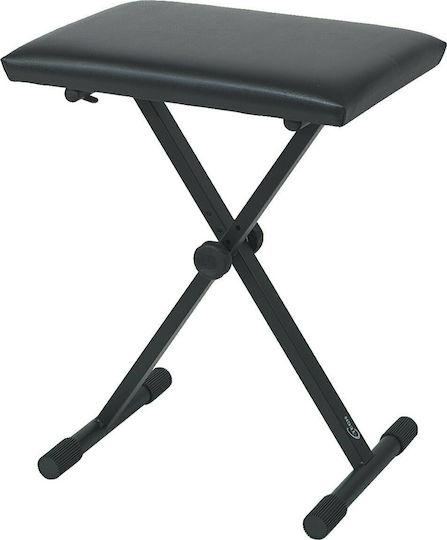 Gewa KB-20B Keyboard Bench Stool Harmonium Adjustable L43xW31xH50-57cm