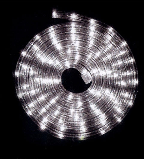 Țeavă luminată 220V Alb natural cu Programe 20m