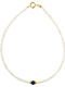 Emphasis Damen Armband aus 14K Gold mit Perlen 19cm