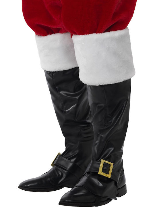 Weihnachts-Schuhe Schwarze mit Muster Weihnachtsmann