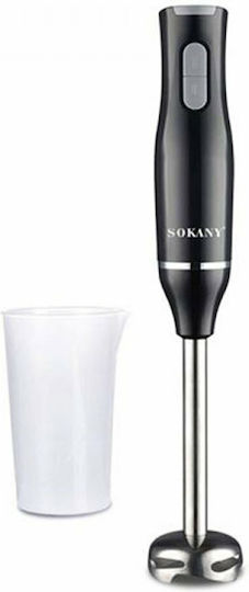 Sokany WK-1708 Ραβδομπλέντερ με Ανοξείδωτη Ράβδο 400W Μαύρο