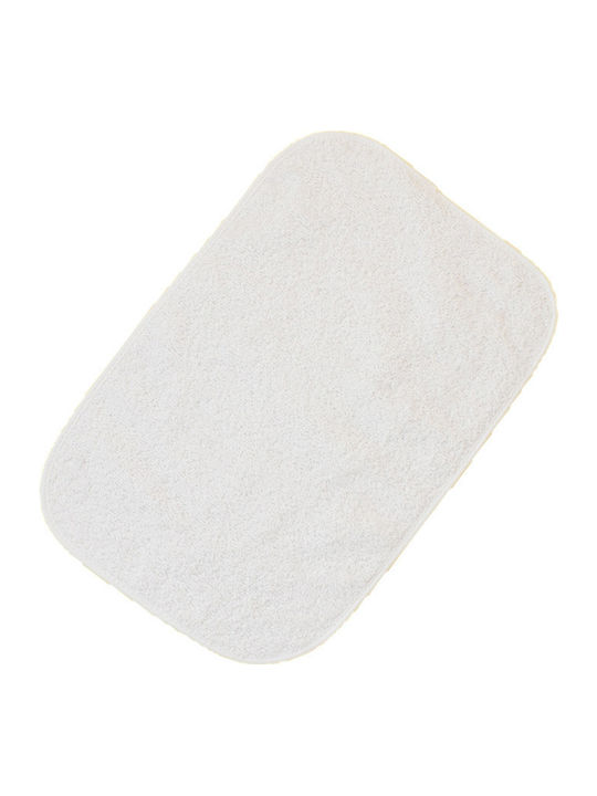 Ninetta Bebe Shoulder Burp Cloth White 23x33cm.