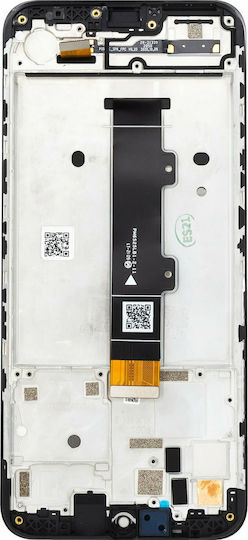 Motorola Screen with Touch Mechanism and Frame for Motorola G20 (Black)