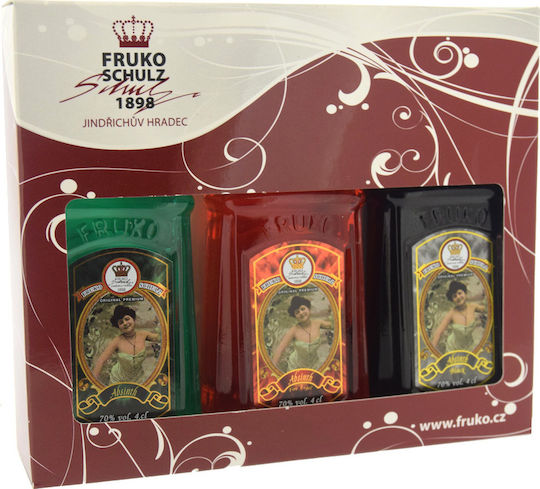 Fruko Schulz Set Miniaturi Băuturi Green / Red / Black 3buc 40ml