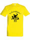 Tricou unisex " The asshole ", Lemon