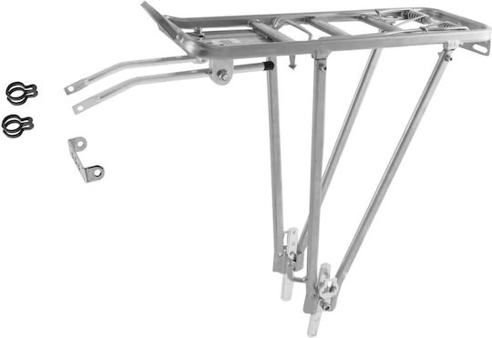 M-Wave Suport Bicicletă Spate din aluminiu Spate argintiu