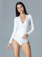 Figl Frauen Bodysuit Ecru