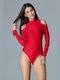 Figl Off-Shoulder Bodysuit M650 Red 126178