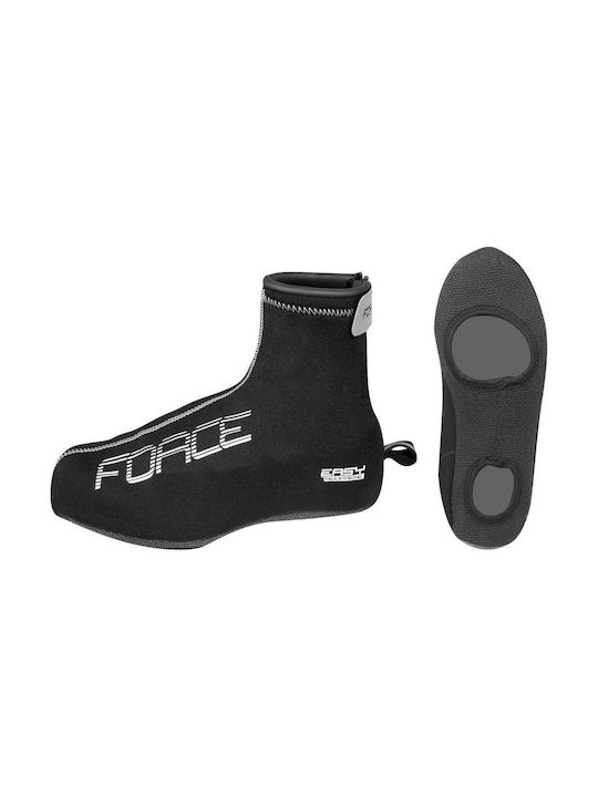 Force Neoprene Easy Калъфи за обувки за колоездене Черен