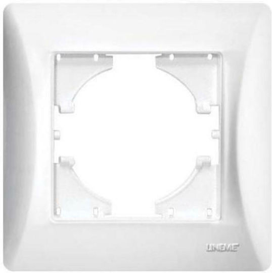 Lineme Hseries Switch Frame 1 Position Vertical Installation in White Color 50-00121-1